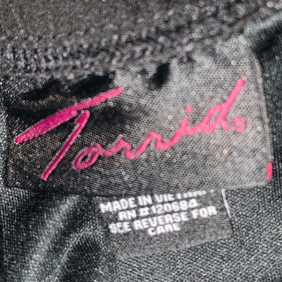 TORRID ⭐️ Sexy Backless Vintage Sheer Floral Halter Dress - Picture 7 of 8